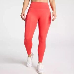 DSG Women's Activate Full Lenght High Waisted Leggings Coral Size Small